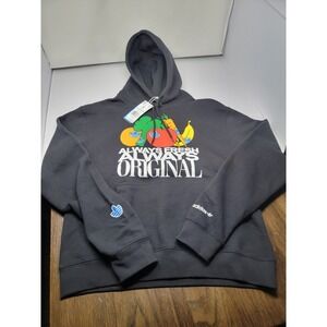 NEW MEN'S ADIDAS ORIGINALS OG ALWAYS FRESH TREFOIL HOODIE SZ SM #HD5259